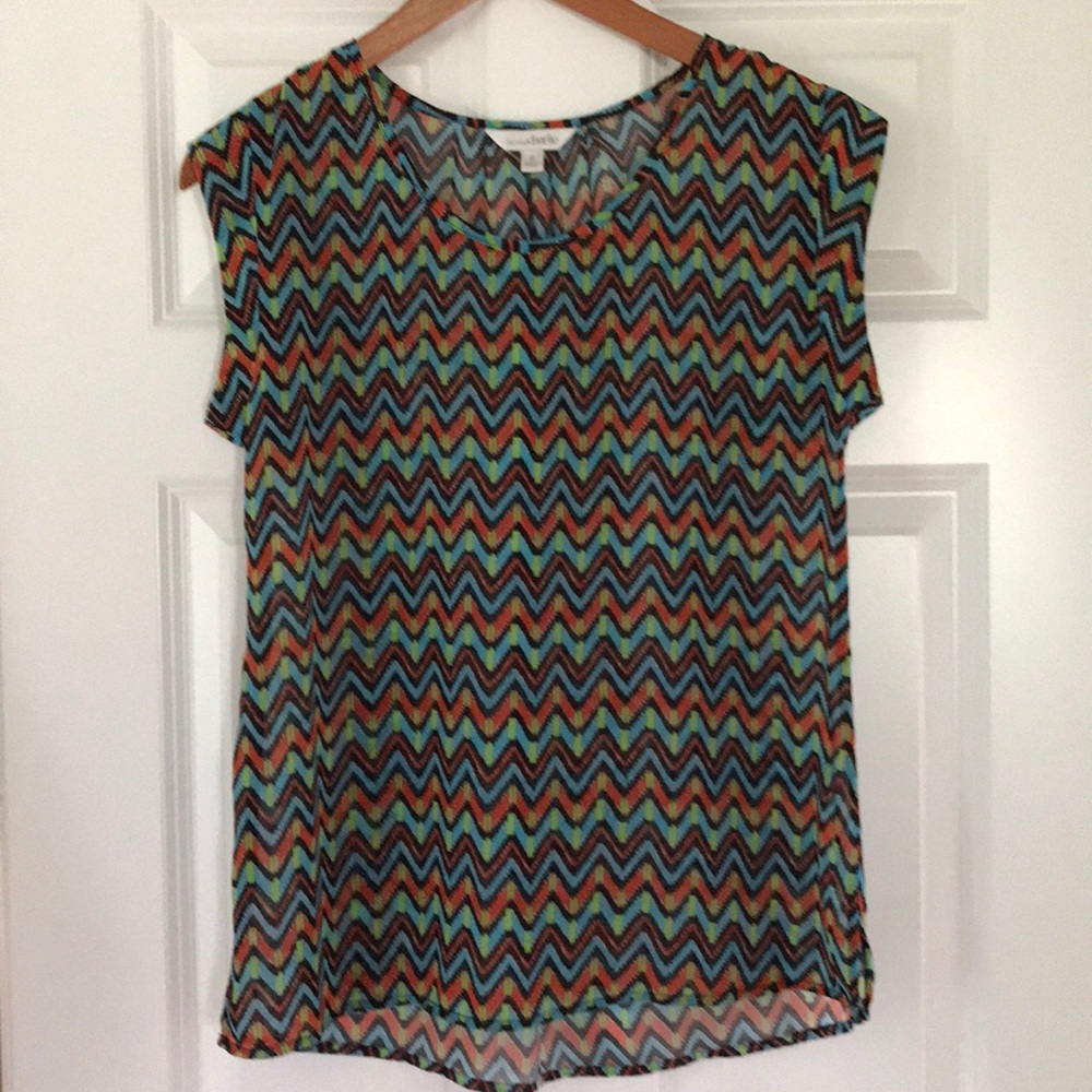 Charming Charlie short sleeve blouse